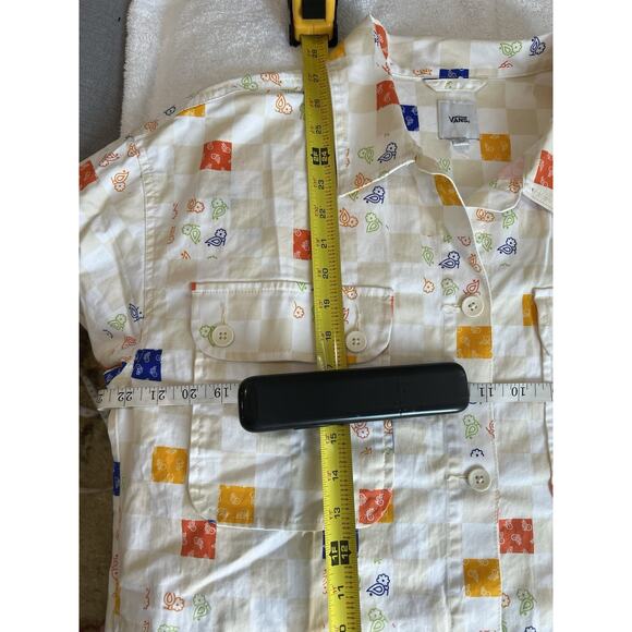 Vans Plaid check Mid-Weight Shirt Jacket Women's Barn retro skater Size L /XL - Picture 7 of 9